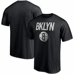 Men's Fanatics Branded Black Brooklyn Nets Post Up Hometown Collection T-Shirt