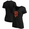 Women's Fanatics Branded Black San Francisco Giants Core Official Logo V-Neck T-Shirt 1 Women's Fanatics Branded Black San Francisco Giants Core Official Logo V-Neck T-Shirt -Metaverse shop unnamed file 4207