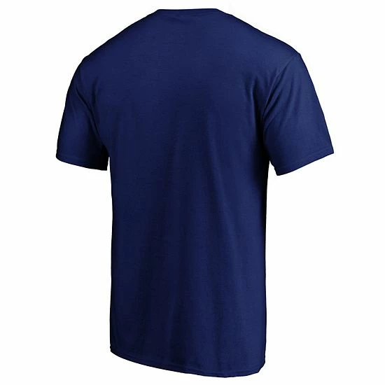 Men's Fanatics Branded Blue Toronto Maple Leafs Team Logo Lockup T-Shirt 6 Men's Fanatics Branded Blue Toronto Maple Leafs Team Logo Lockup T-Shirt - Image 4