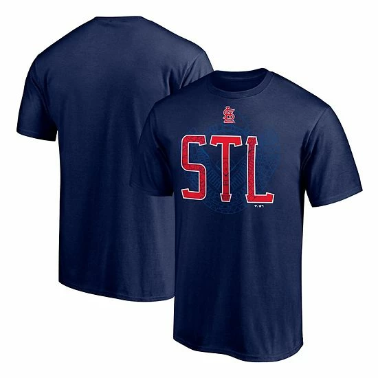 Men's Fanatics Branded Navy St. Louis Cardinals Hometown Paint The Black T-Shirt 3 Men's Fanatics Branded Navy St. Louis Cardinals Hometown Paint The Black T-Shirt