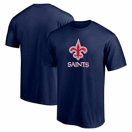 Men's Fanatics Branded Navy New Orleans Saints Red White And Team T-Shirt 3 Men's Fanatics Branded Navy New Orleans Saints Red White And Team T-Shirt