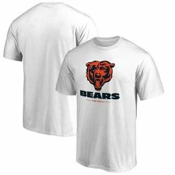 Men's Fanatics Branded White Chicago Bears Team Lockup T-Shirt -Metaverse shop unnamed file 4363