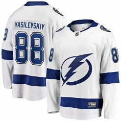 Men's Fanatics Branded Andrei Vasilevskiy White Tampa Bay Lightning Away Premier Breakaway Player Jersey