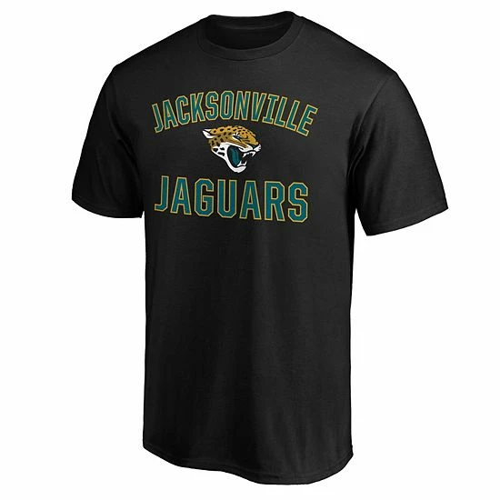 Men's Fanatics Branded Black Jacksonville Jaguars Victory Arch T-Shirt 5 Men's Fanatics Branded Black Jacksonville Jaguars Victory Arch T-Shirt - Image 3