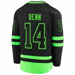 Men's Fanatics Branded Jamie Benn Black Dallas Stars 2020/21 Alternate Premier Breakaway Player Jersey -Metaverse shop unnamed file 451