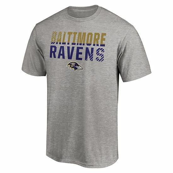 Men's Fanatics Branded Heathered Gray Baltimore Ravens Fade Out T-Shirt Men's Fanatics Branded Heathered Gray Baltimore Ravens Fade Out T-Shirt -Metaverse shop unnamed file 4521