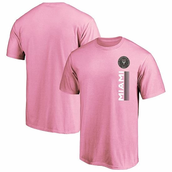 Men's Fanatics Branded Pink Inter Miami CF Strong Stencil T-Shirt Men's Fanatics Branded Pink Inter Miami CF Strong Stencil T-Shirt -Metaverse shop unnamed file 4537