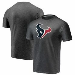 Men's Fanatics Branded Charcoal Houston Texans Primary Logo Space Dye T-Shirt -Metaverse shop unnamed file 4602