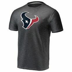 Men's Fanatics Branded Charcoal Houston Texans Primary Logo Space Dye T-Shirt -Metaverse shop unnamed file 4603