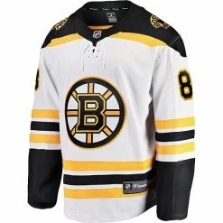 Men's Fanatics Branded David Pastrnak White Boston Bruins Away Premier Breakaway Player Jersey -Metaverse shop unnamed file 464