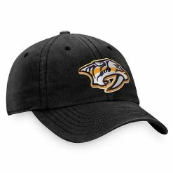 Men's Fanatics Branded Black Nashville Predators Core Primary Logo Adjustable Hat -Metaverse shop unnamed file 4672