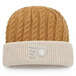 Men's Fanatics Branded Natural Philadelphia Flyers Outdoor Play Cuffed Knit Hat
