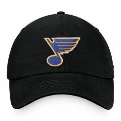 Men's Fanatics Branded Black St. Louis Blues Team Unstructured Adjustable Hat 4 Men's Fanatics Branded Black St. Louis Blues Team Unstructured Adjustable Hat -Metaverse shop unnamed file 4690