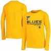 Youth Fanatics Branded Gold St. Louis Blues Authentic Pro Prime Long Sleeve T-Shirt -Metaverse shop unnamed file 4702