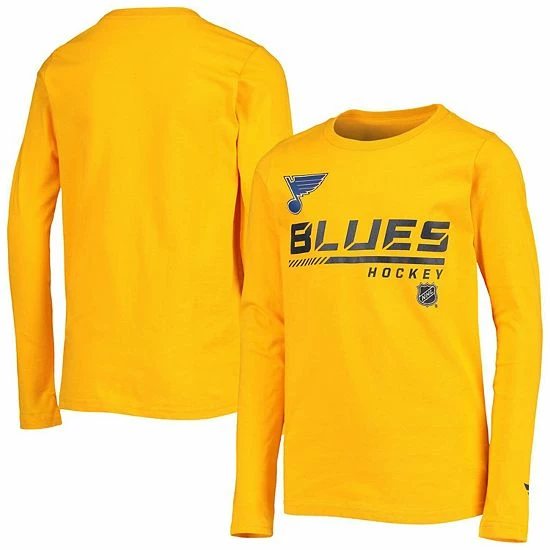 Youth Fanatics Branded Gold St. Louis Blues Authentic Pro Prime Long Sleeve T-Shirt Youth Fanatics Branded Gold St. Louis Blues Authentic Pro Prime Long Sleeve T-Shirt -Metaverse shop unnamed file 4702
