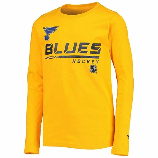 Youth Fanatics Branded Gold St. Louis Blues Authentic Pro Prime Long Sleeve T-Shirt Youth Fanatics Branded Gold St. Louis Blues Authentic Pro Prime Long Sleeve T-Shirt -Metaverse shop unnamed file 4704
