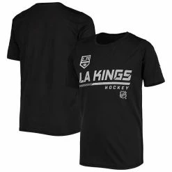 Youth Fanatics Branded Black Los Angeles Kings Authentic Pro Prime T-Shirt