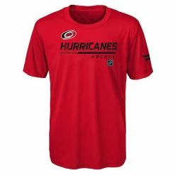 Youth Fanatics Branded Red Carolina Hurricanes Authentic Pro Prime T-Shirt