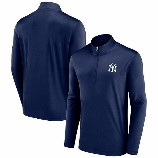 Men's Fanatics Branded Navy New York Yankees Underdog Mindset Quarter-Zip Jacket Men's Fanatics Branded Navy New York Yankees Underdog Mindset Quarter-Zip Jacket -Metaverse shop unnamed file 4765