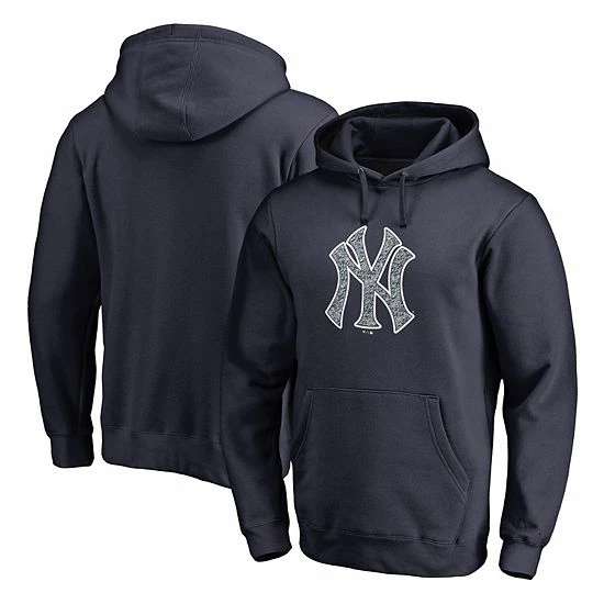 Men's Fanatics Branded Navy New York Yankees Static Logo Pullover Hoodie Men's Fanatics Branded Navy New York Yankees Static Logo Pullover Hoodie -Metaverse shop unnamed file 4776