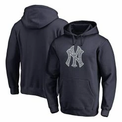 Men's Fanatics Branded Navy New York Yankees Static Logo Pullover Hoodie 3 Men's Fanatics Branded Navy New York Yankees Static Logo Pullover Hoodie -Metaverse shop unnamed file 4777