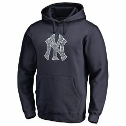Men's Fanatics Branded Navy New York Yankees Static Logo Pullover Hoodie 4 Men's Fanatics Branded Navy New York Yankees Static Logo Pullover Hoodie -Metaverse shop unnamed file 4778