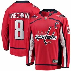 Men's Fanatics Branded Alexander Ovechkin Red Washington Capitals Breakaway Player Jersey