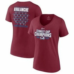 Women's Fanatics Branded Burgundy Colorado Avalanche 2022 Stanley Cup Champions Jersey Roster V-Neck T-Shirt 3 Women's Fanatics Branded Burgundy Colorado Avalanche 2022 Stanley Cup Champions Jersey Roster V-Neck T-Shirt -Metaverse shop unnamed file 4798