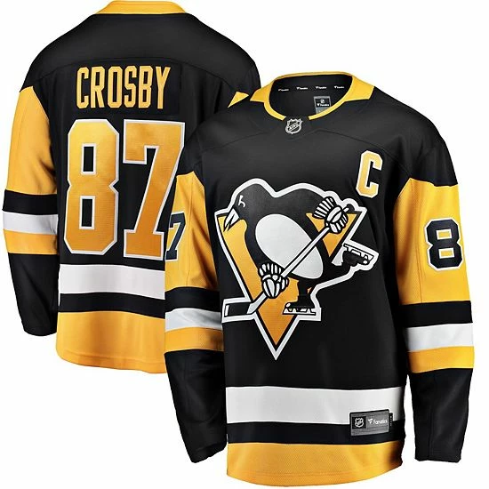 Men's Fanatics Branded Sidney Crosby Black Pittsburgh Penguins Breakaway Player Jersey Men's Fanatics Branded Sidney Crosby Black Pittsburgh Penguins Breakaway Player Jersey -Metaverse shop unnamed file 4823
