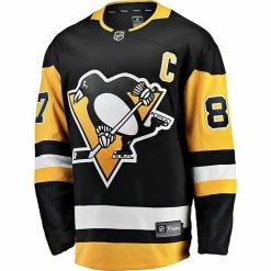 Men's Fanatics Branded Sidney Crosby Black Pittsburgh Penguins Breakaway Player Jersey 4 Men's Fanatics Branded Sidney Crosby Black Pittsburgh Penguins Breakaway Player Jersey -Metaverse shop unnamed file 4824