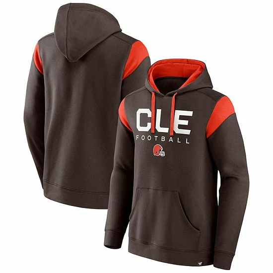 Men's Fanatics Branded Brown Cleveland Browns Call The Shot Pullover Hoodie Men's Fanatics Branded Brown Cleveland Browns Call The Shot Pullover Hoodie -Metaverse shop unnamed file 4836