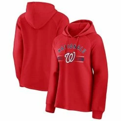 Women's Fanatics Branded Red Washington Nationals Perfect Play Raglan Pullover Hoodie -Metaverse shop unnamed file 4840