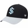 Men's Fanatics Branded Black Seattle Kraken Primary Logo Snapback Hat