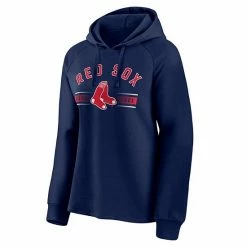 Women's Fanatics Branded Navy Boston Red Sox Perfect Play Raglan Pullover Hoodie -Metaverse shop unnamed file 4854