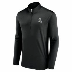 Men's Fanatics Branded Black Chicago White Sox Underdog Mindset Quarter-Zip Jacket -Metaverse shop unnamed file 4893