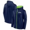 Men's Fanatics Branded College Navy/Neon Green Seattle Seahawks Ball Carrier Full-Zip Hoodie -Metaverse shop unnamed file 4922