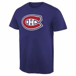 Fanatics Men's Royal Montreal Canadiens Team Primary Logo T-Shirt