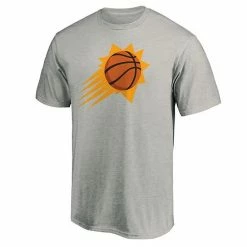 Men's Fanatics Branded Charcoal Phoenix Suns Primary Team Logo T-Shirt -Metaverse shop unnamed file 4940