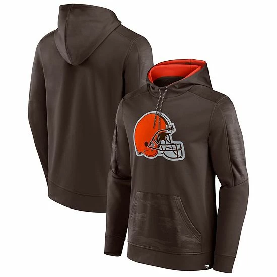 Men's Fanatics Branded Brown Cleveland Browns On The Ball Pullover Hoodie Men's Fanatics Branded Brown Cleveland Browns On The Ball Pullover Hoodie -Metaverse shop unnamed file 4987