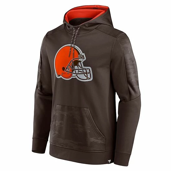 Men's Fanatics Branded Brown Cleveland Browns On The Ball Pullover Hoodie Men's Fanatics Branded Brown Cleveland Browns On The Ball Pullover Hoodie -Metaverse shop unnamed file 4989