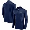 Men's Fanatics Branded College Navy Seattle Seahawks Underdog Quarter-Zip Jacket