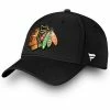 Men's Fanatics Branded Black Chicago Blackhawks Core Primary Logo Flex Hat -Metaverse shop unnamed file 5109