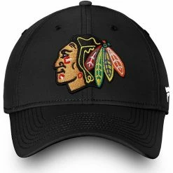 Men's Fanatics Branded Black Chicago Blackhawks Core Primary Logo Flex Hat 4 Men's Fanatics Branded Black Chicago Blackhawks Core Primary Logo Flex Hat -Metaverse shop unnamed file 5111