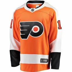 Men's Fanatics Branded Travis Konecny Orange Philadelphia Flyers Breakaway Player Jersey -Metaverse shop unnamed file 5159
