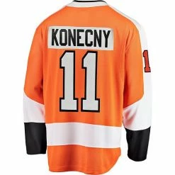 Men's Fanatics Branded Travis Konecny Orange Philadelphia Flyers Breakaway Player Jersey -Metaverse shop unnamed file 5160