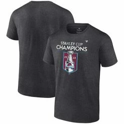 Men's Fanatics Branded Heathered Charcoal Colorado Avalanche 2022 Stanley Cup Champions Locker Room T-Shirt -Metaverse shop unnamed file 5172