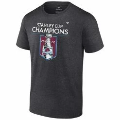 Men's Fanatics Branded Heathered Charcoal Colorado Avalanche 2022 Stanley Cup Champions Locker Room T-Shirt -Metaverse shop unnamed file 5173