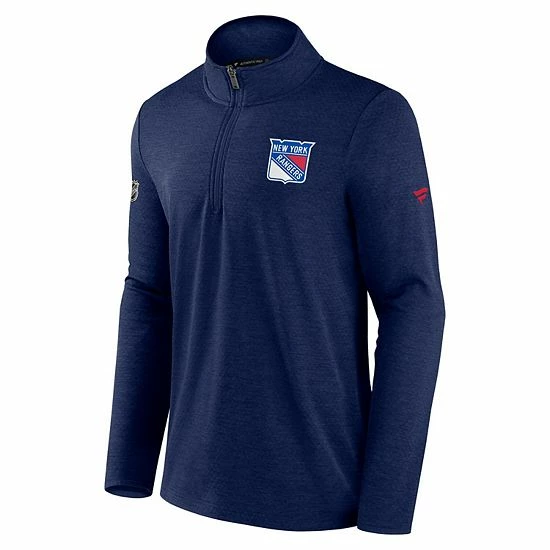 Men's Fanatics Branded Heather Navy New York Rangers Authentic Pro Rink Quarter-Zip Jacket Men's Fanatics Branded Heather Navy New York Rangers Authentic Pro Rink Quarter-Zip Jacket -Metaverse shop unnamed file 520