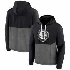 Men's Fanatics Branded Black Brooklyn Nets Winter Camp Pullover Hoodie