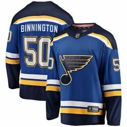 Men's Fanatics Branded Jordan Binnington Royal St. Louis Blues Home Premier Breakaway Player Jersey -Metaverse shop unnamed file 5278